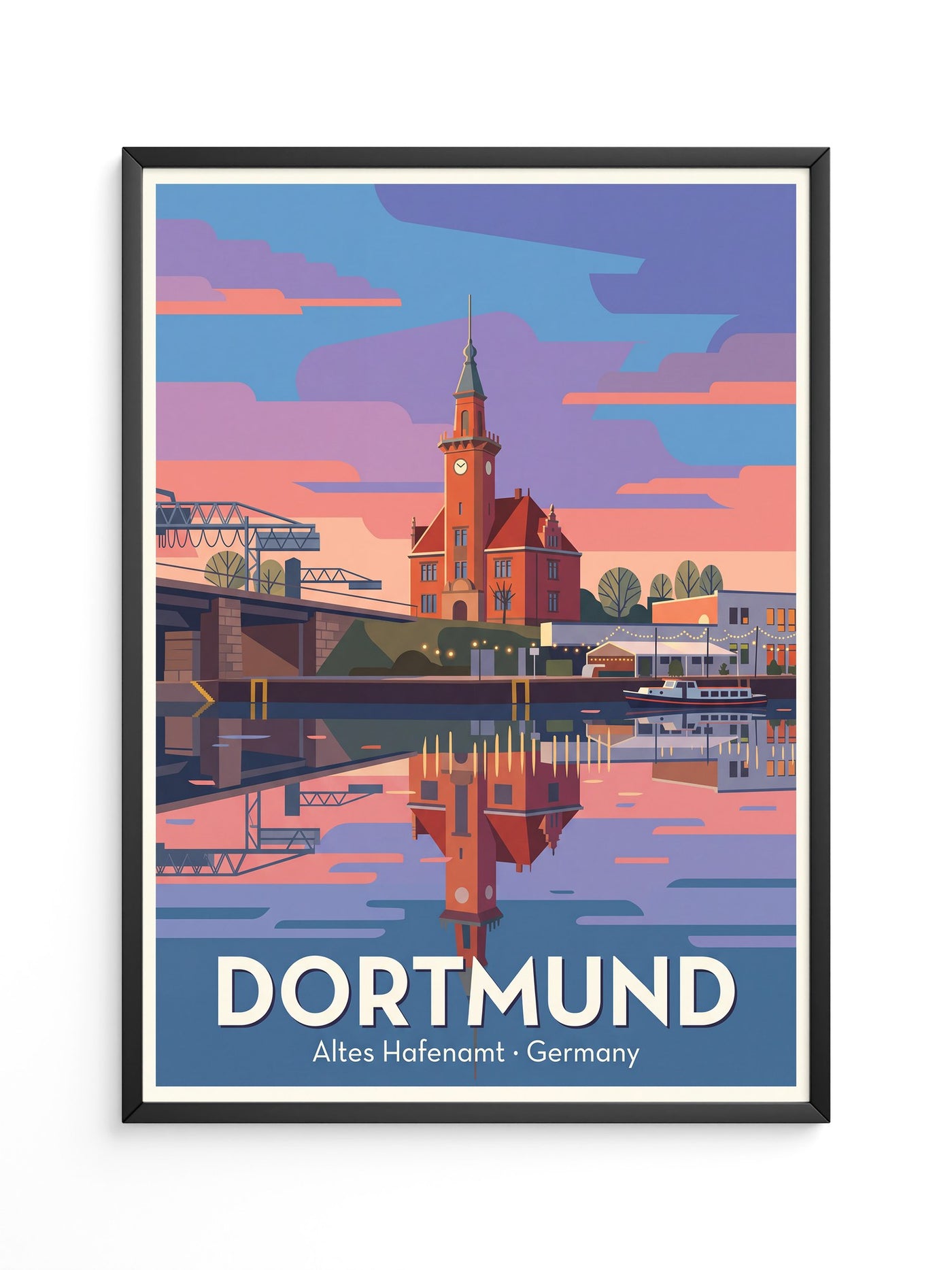 Dortmund Hafenabend Farbenpracht