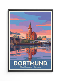 Dortmund Hafenabend Farbenpracht