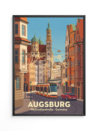 Augsburg Altstadt Retro-Charme