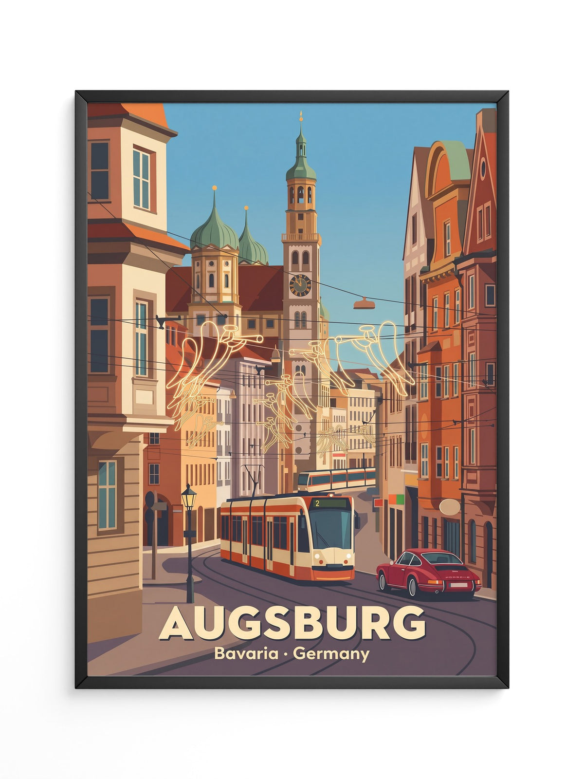 Augsburg Altstadt Retro-Charme