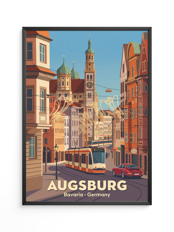 Augsburg Altstadt Retro-Charme