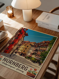Nürnberg Altstadt Fachwerkhäuser