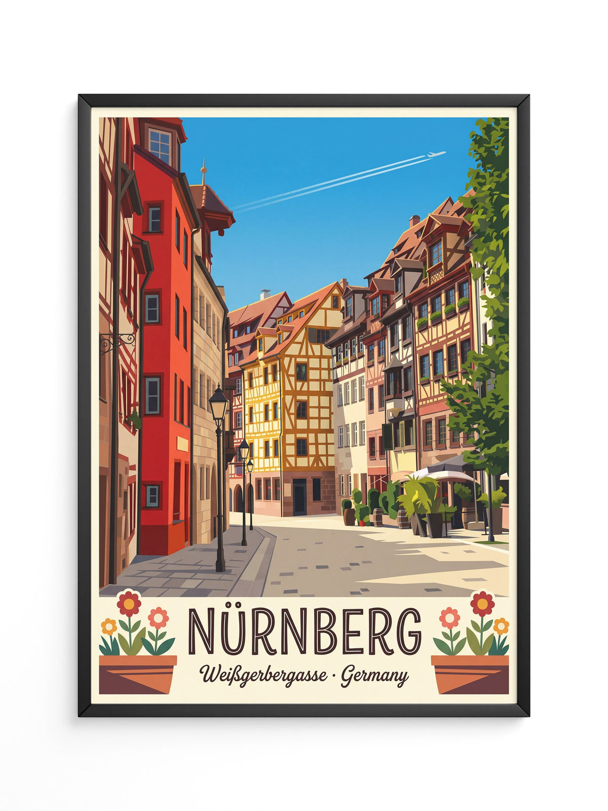 Nürnberg Altstadt Fachwerkhäuser