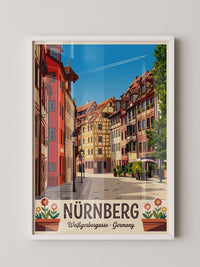 Nürnberg Altstadt Fachwerkhäuser
