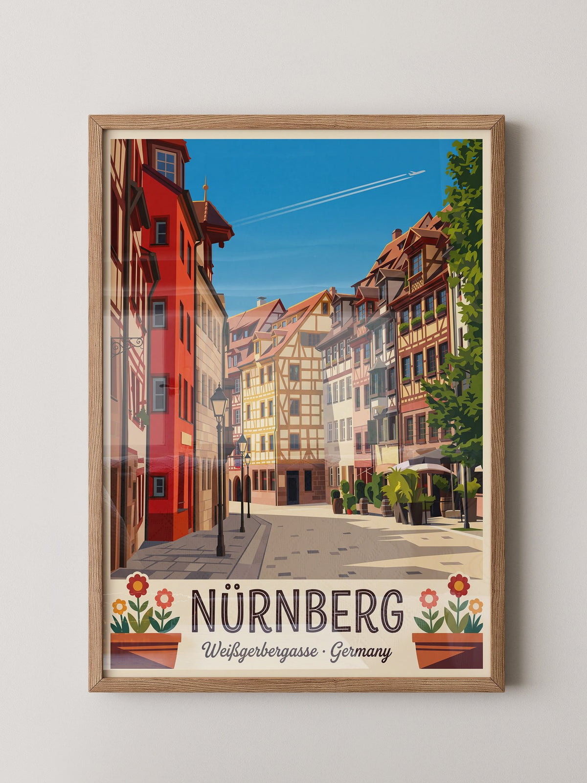 Nürnberg Altstadt Fachwerkhäuser