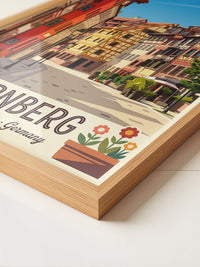 Nürnberg Altstadt Fachwerkhäuser