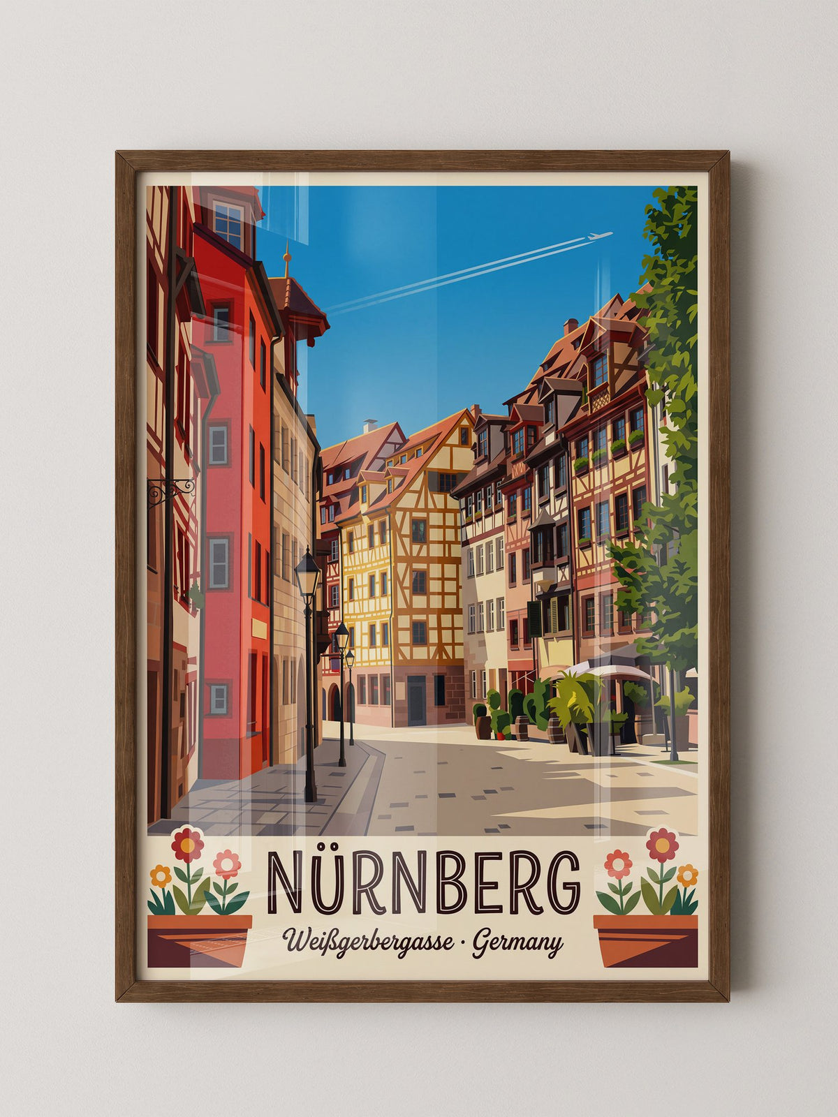Nürnberg Altstadt Fachwerkhäuser
