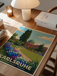 Botanischer Garten Karlsruhe Vintage