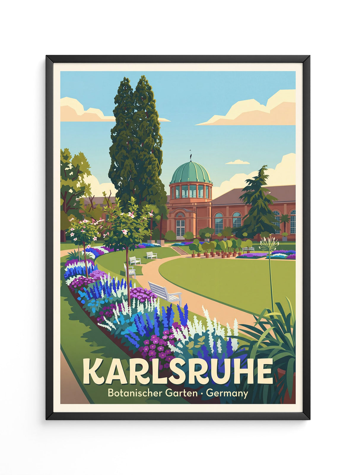 Botanischer Garten Karlsruhe Vintage