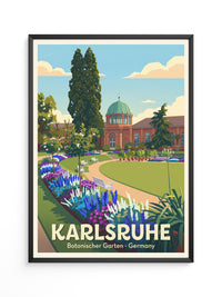 Botanischer Garten Karlsruhe Vintage