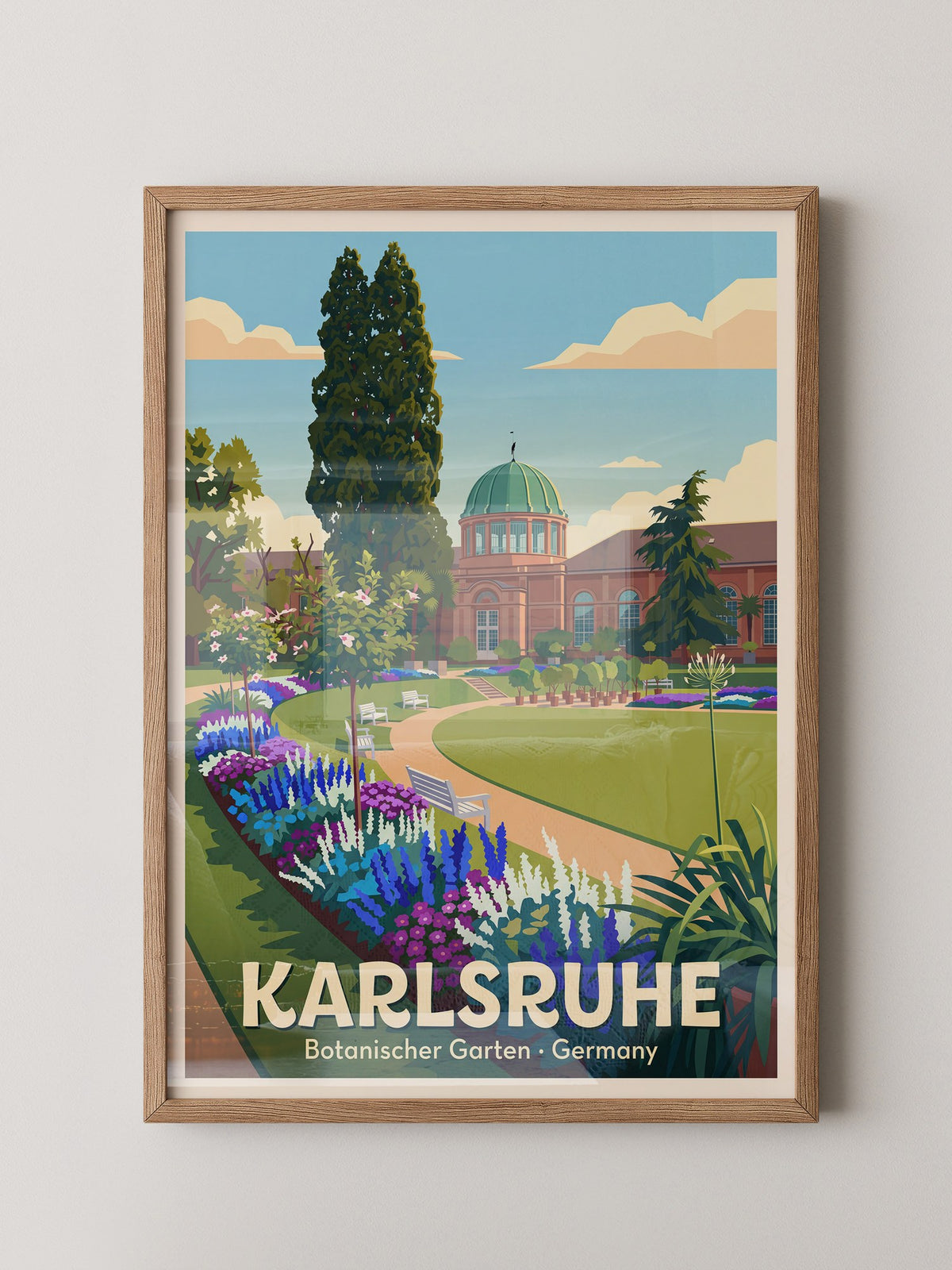 Botanischer Garten Karlsruhe Vintage