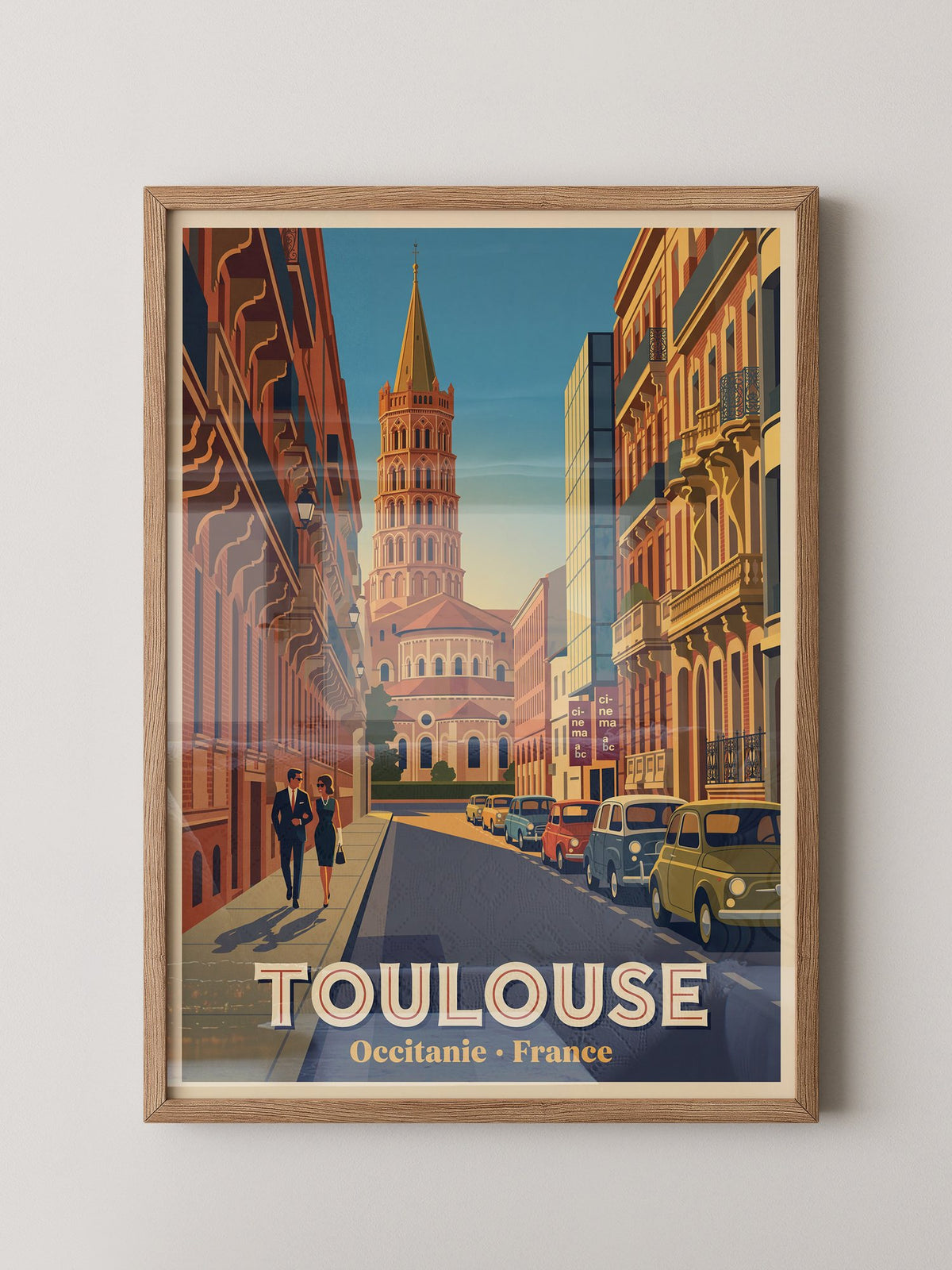 Toulouse Retro Architektur