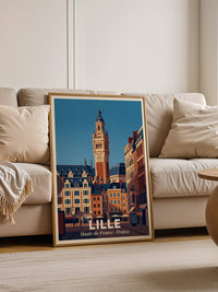 Lille Glockenturm Retro Architektur