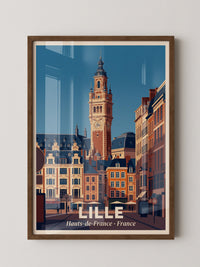 Lille Glockenturm Retro Architektur