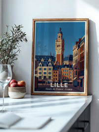 Lille Glockenturm Retro Architektur