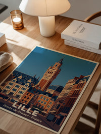 Lille Glockenturm Retro Architektur