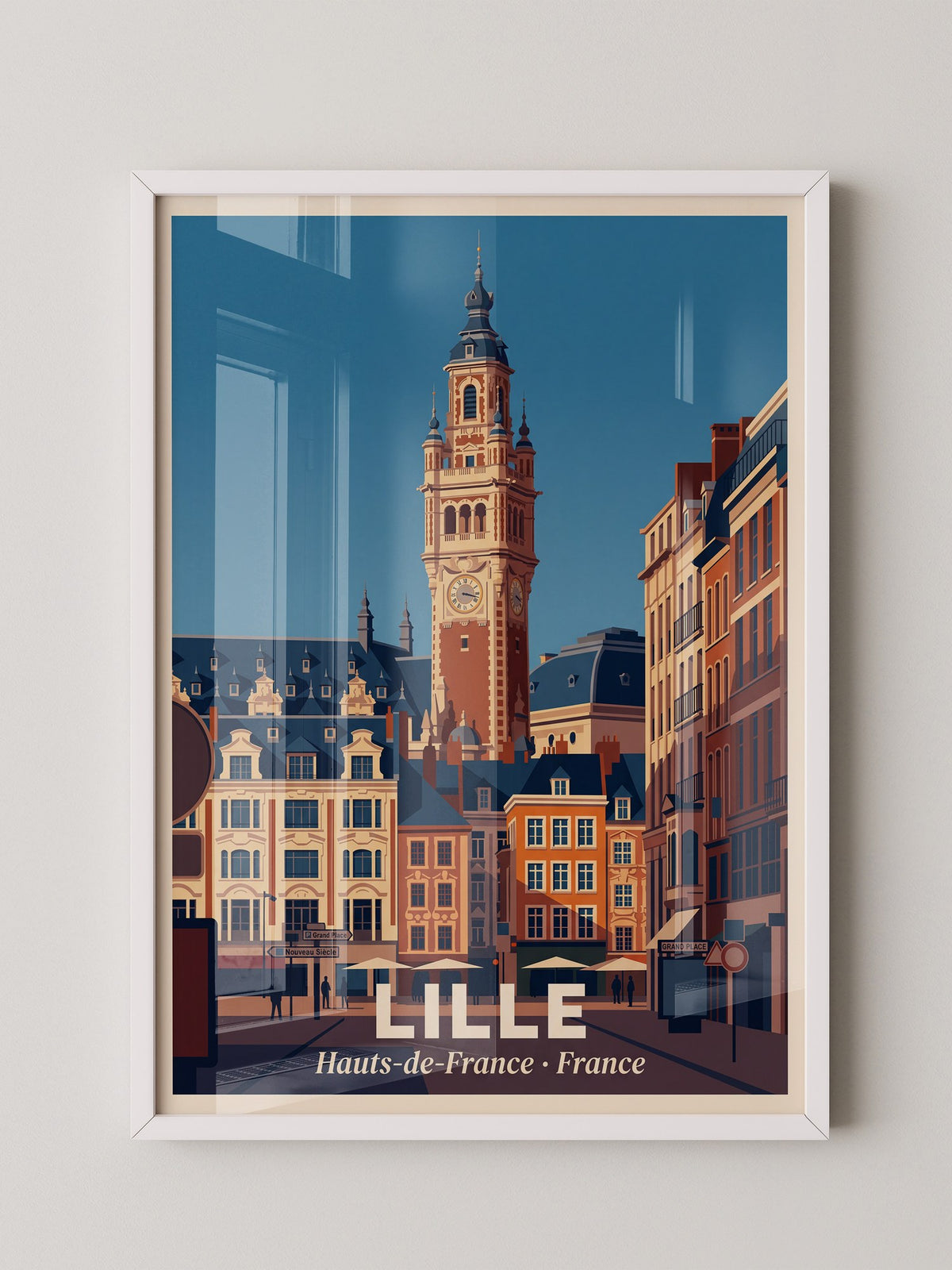 Lille Glockenturm Retro Architektur