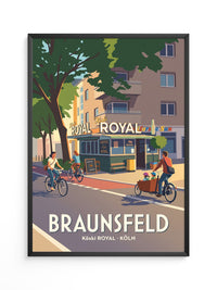 Köln Fahrradstraße Vintage-Look