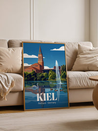 Kiel Rathaus Seeansicht