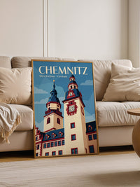 Chemnitzer Rathaus Vintage-Stil