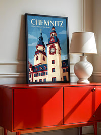 Chemnitzer Rathaus Vintage-Stil