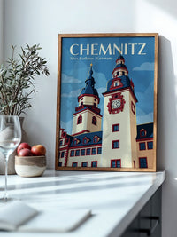 Chemnitzer Rathaus Vintage-Stil