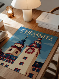 Chemnitzer Rathaus Vintage-Stil