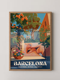 Barcelona Lippenmosaik Farbenpracht