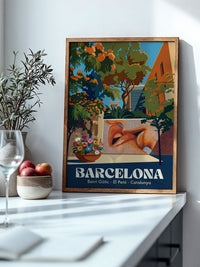 Barcelona Lippenmosaik Farbenpracht