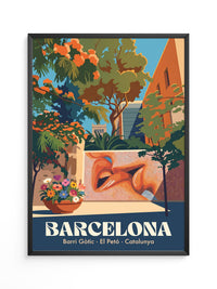 Barcelona Lippenmosaik Farbenpracht