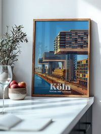 Kranhäuser Ufer Skyline Stadtsilhouette
