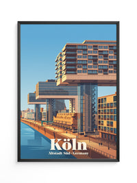 Kranhäuser Ufer Skyline Stadtsilhouette