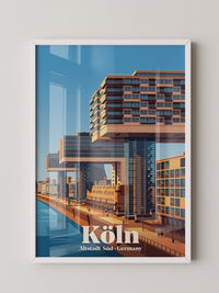 Kranhäuser Ufer Skyline Stadtsilhouette