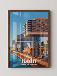 Kranhäuser Ufer Skyline Stadtsilhouette