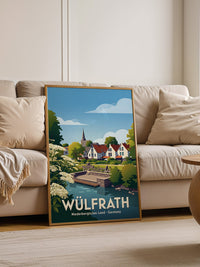 Wülfrath Stadtansicht Pastell