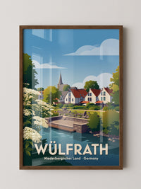 Wülfrath Stadtansicht Pastell