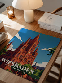 Marktkirche Wiesbaden Rot Gotik