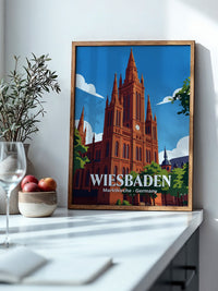 Marktkirche Wiesbaden Rot Gotik