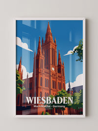 Marktkirche Wiesbaden Rot Gotik