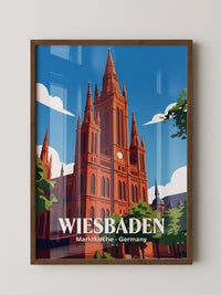 Marktkirche Wiesbaden Rot Gotik
