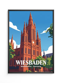 Marktkirche Wiesbaden Rot Gotik