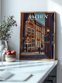 Aachener Altstadt Gasse Retro