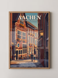 Aachener Altstadt Gasse Retro