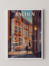 Aachener Altstadt Gasse Retro