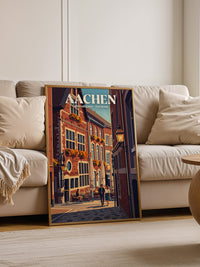 Aachener Altstadt Gasse Retro