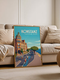Konstanz Seepromenade Retro