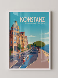 Konstanz Seepromenade Retro