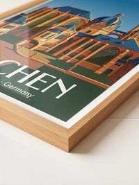 Aachener Dom Retro-Design