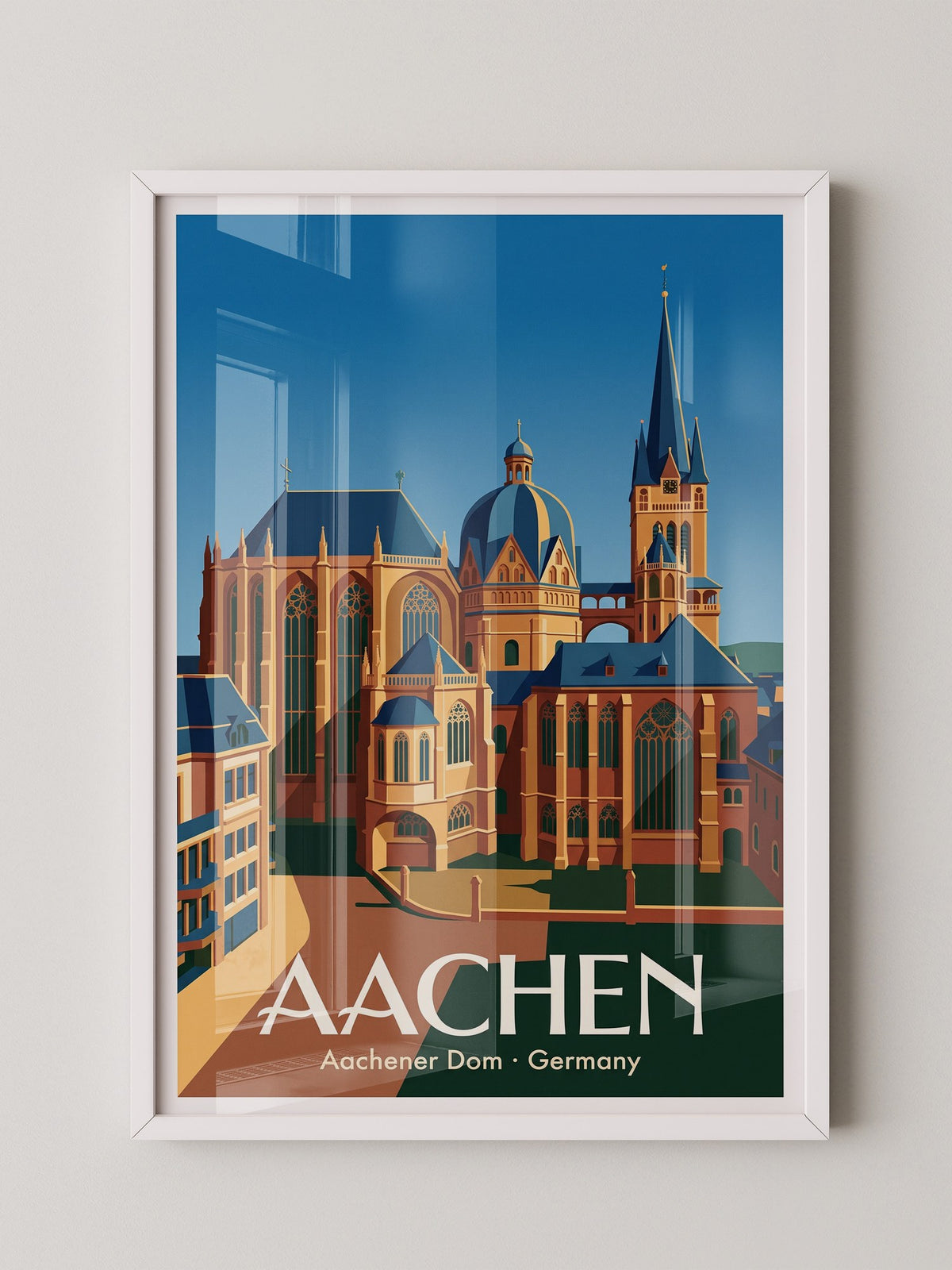 Aachener Dom Retro-Design