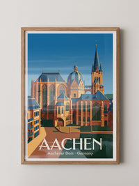 Aachener Dom Retro-Design